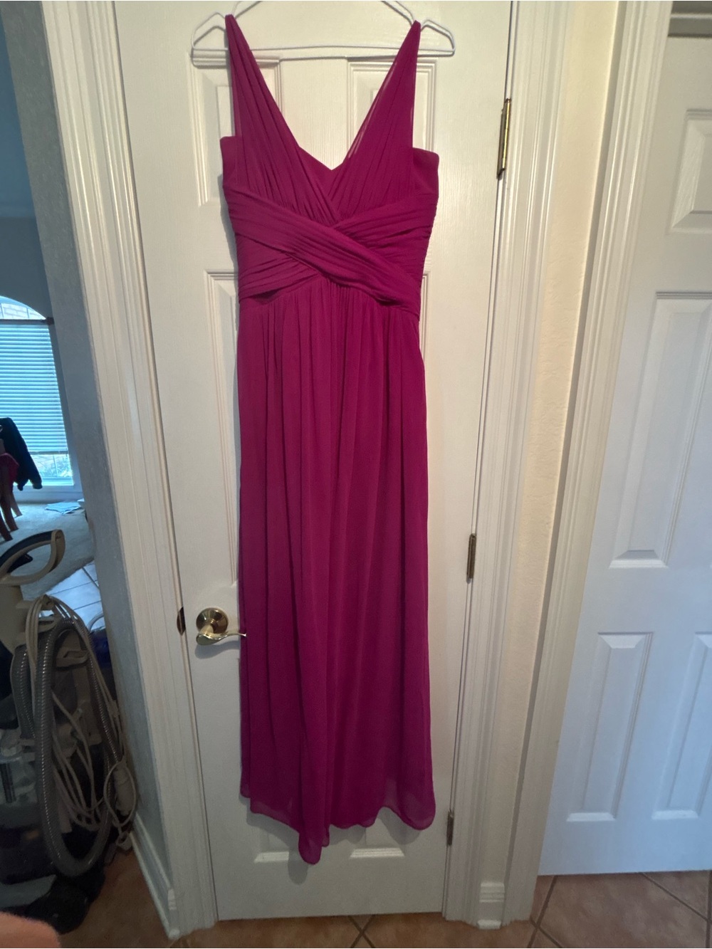 Plum bridesmaid dress